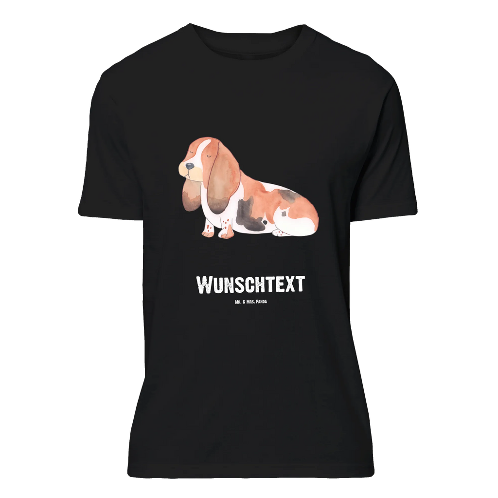 Personalisiertes T-Shirt Hund Basset Hound T-Shirt Personalisiert, T-Shirt mit Namen, T-Shirt mit Aufruck, Männer, Frauen, Wunschtext, Bedrucken, Hund, Hundemotiv, Haustier, Hunderasse, Tierliebhaber, Hundebesitzer, Sprüche, Basset Hound, Basset, Hundeliebe, kinderlos