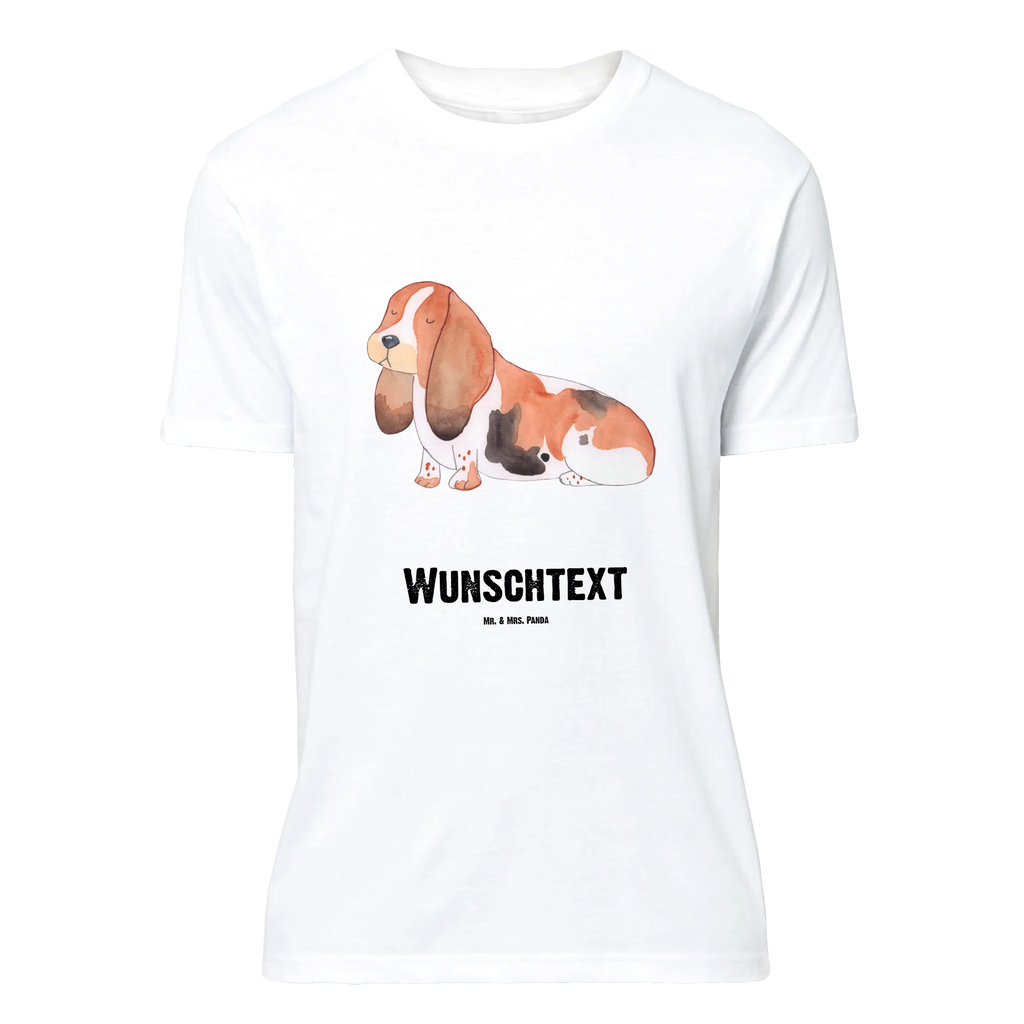 Personalisiertes T-Shirt Hund Basset Hound T-Shirt Personalisiert, T-Shirt mit Namen, T-Shirt mit Aufruck, Männer, Frauen, Wunschtext, Bedrucken, Hund, Hundemotiv, Haustier, Hunderasse, Tierliebhaber, Hundebesitzer, Sprüche, Basset Hound, Basset, Hundeliebe, kinderlos