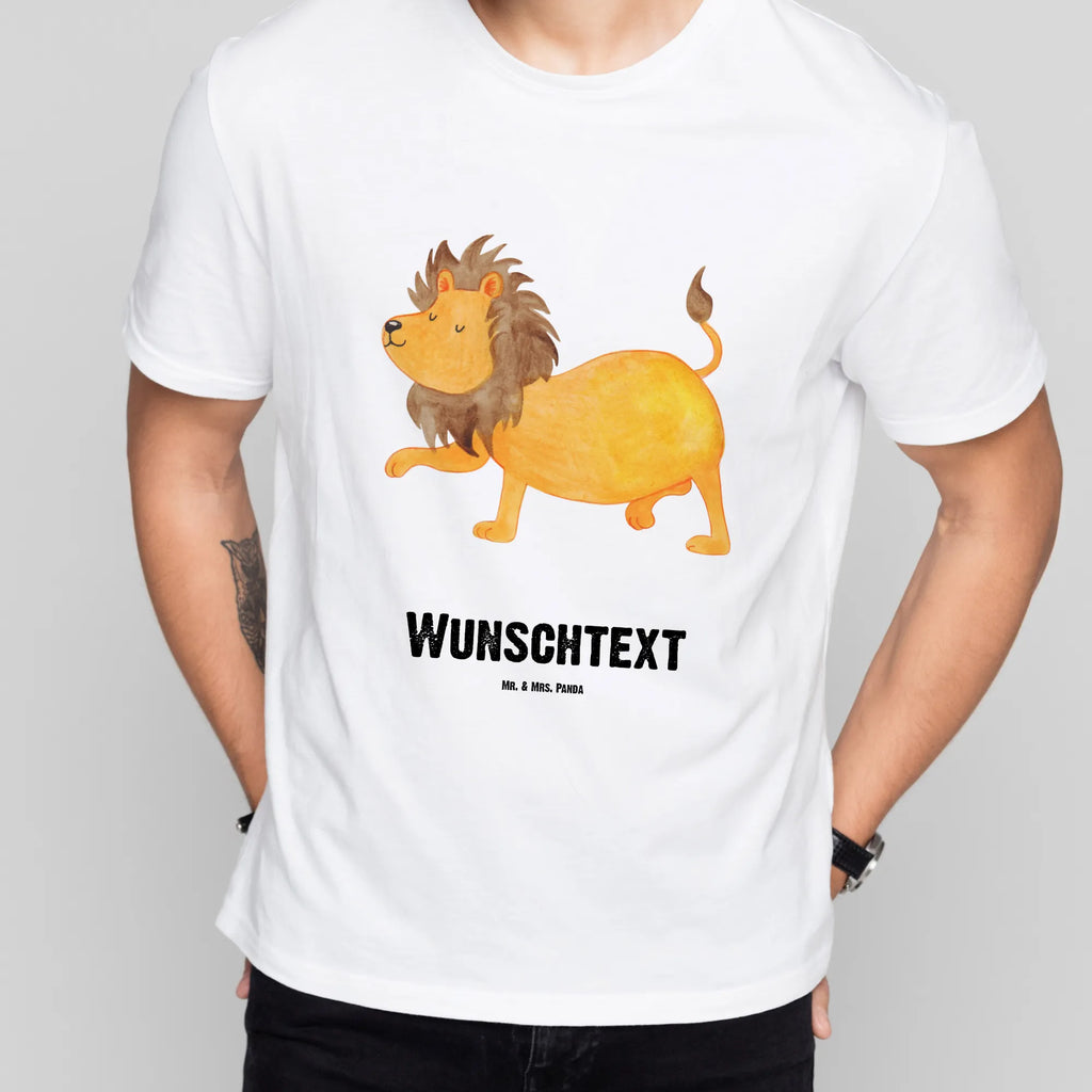 Personalisiertes T-Shirt Sternzeichen Löwe T-Shirt Personalisiert, T-Shirt mit Namen, T-Shirt mit Aufruck, Männer, Frauen, Wunschtext, Bedrucken, Tierkreiszeichen, Sternzeichen, Horoskop, Astrologie, Aszendent, Löwe Geschenk, Löwe Sternzeichen, Geschenk Juli, Geburtstag Juli, Geschenk August, Geburtstag August, König der Tiere