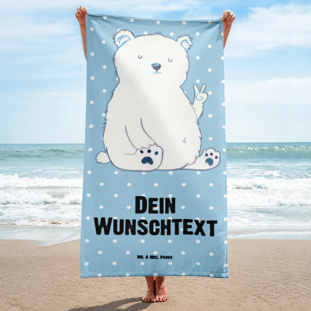 Handtuch mit Namen Eisbär Faul Personalisiertes Badehandtuch, Handtuch personalisiert, Handtuch mit Namen, Badetuch personalisiert, Handtuch bedrucken, Saunatuch mit Namen, Handtuch Geschenk, Bär, Teddy, Teddybär, Eisbär, Nordpol, Faul, Entspannen, Relaxen, Büro, Arbeit, Bürojob, Arbeitsplatz, Homeoffice