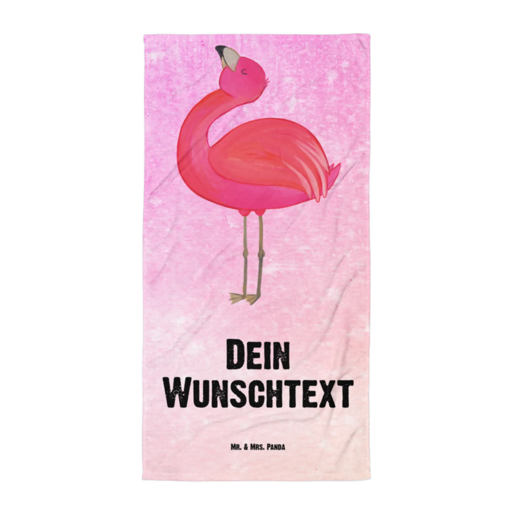 Handtuch mit Namen Flamingo stolz Personalisiertes Badehandtuch, Handtuch personalisiert, Handtuch mit Namen, Badetuch personalisiert, Handtuch bedrucken, Saunatuch mit Namen, Handtuch Geschenk, Flamingo, stolz, Freude, Selbstliebe, Selbstakzeptanz, Freundin, beste Freundin, Tochter, Mama, Schwester