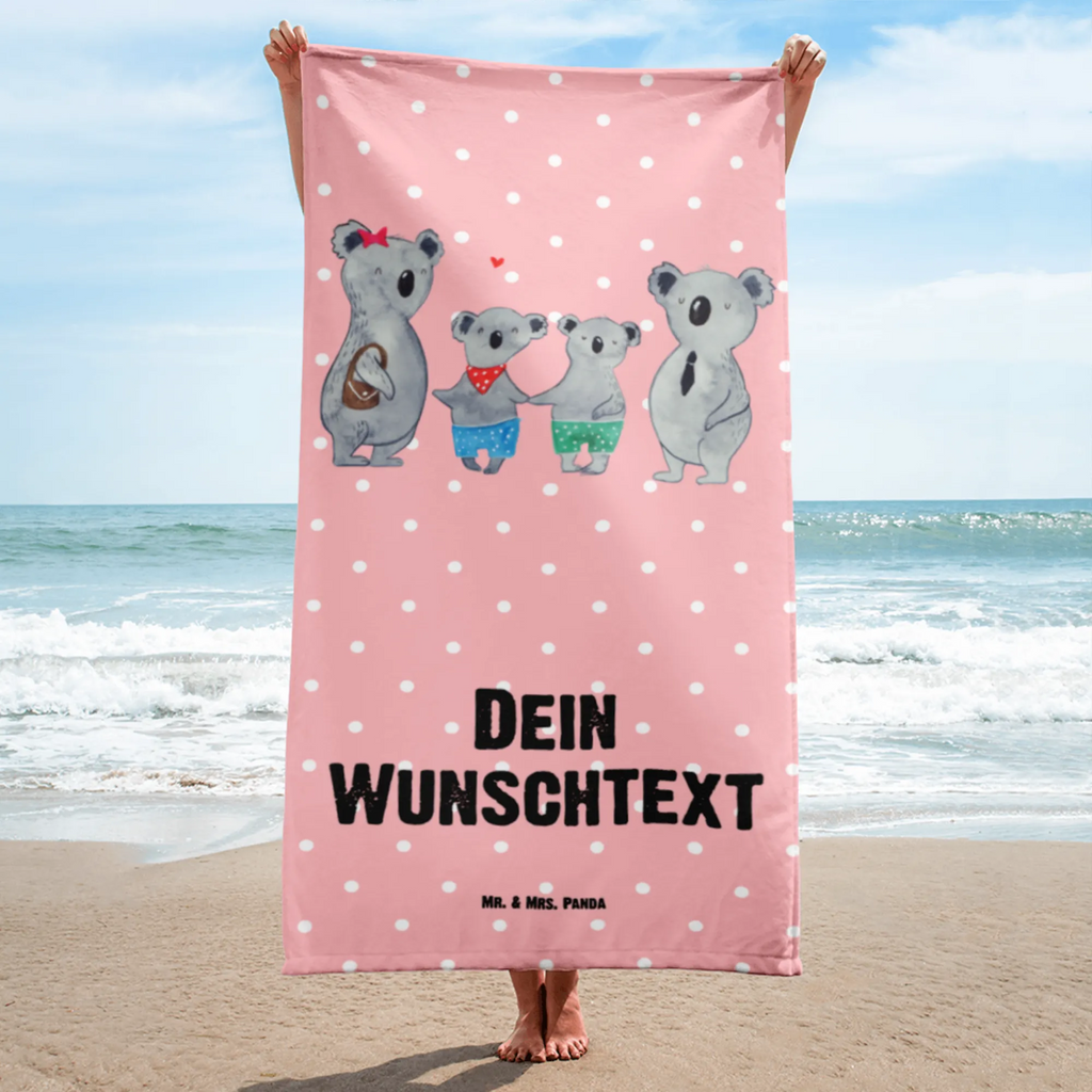 Handtuch mit Namen Koala Familie zwei Personalisiertes Badehandtuch, Handtuch personalisiert, Handtuch mit Namen, Badetuch personalisiert, Handtuch bedrucken, Saunatuch mit Namen, Handtuch Geschenk, Familie, Vatertag, Muttertag, Bruder, Schwester, Mama, Papa, Oma, Opa, Koala, Koalabär, beste Familie, Familienzeit, Familienleben, Koalafamilie, Lieblingsfamilie