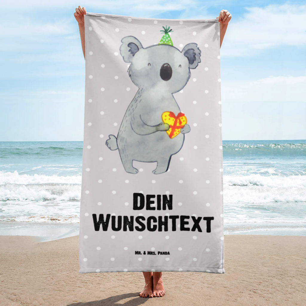 Handtuch mit Namen Koala Geschenk Personalisiertes Badehandtuch, Handtuch personalisiert, Handtuch mit Namen, Badetuch personalisiert, Handtuch bedrucken, Saunatuch mit Namen, Handtuch Geschenk, Koala, Koalabär, Geschenk, Geburtstag, Party