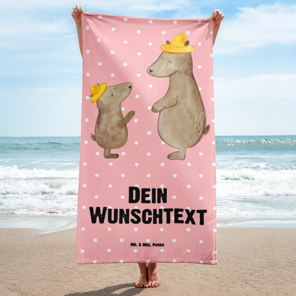 Handtuch mit Namen Bären mit Hut Personalisiertes Badehandtuch, Handtuch personalisiert, Handtuch mit Namen, Badetuch personalisiert, Handtuch bedrucken, Saunatuch mit Namen, Handtuch Geschenk, Familie, Vatertag, Muttertag, Bruder, Schwester, Mama, Papa, Oma, Opa, Bär, Bären, Vater, Papi, Paps, Dad, Daddy, Lieblingsmensch, Sohn, Söhne, Kind, Kinder, Vater-Sohn, Family, Vorbild