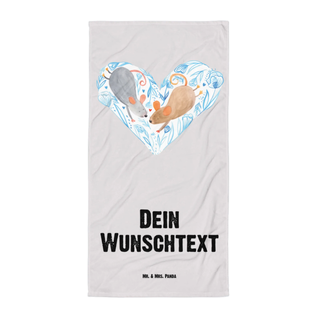 Handtuch mit Namen Mäuse Herz Personalisiertes Badehandtuch, Handtuch personalisiert, Handtuch mit Namen, Badetuch personalisiert, Handtuch bedrucken, Saunatuch mit Namen, Handtuch Geschenk, Liebe, Partner, Freund, Freundin, Ehemann, Ehefrau, Heiraten, Verlobung, Heiratsantrag, Liebesgeschenk, Jahrestag, Hocheitstag, Maus, Mäuse, Liebesbotschaft, Liebesbeweis, Hochzeit, Lieblingsmensch, Gemeinsamkeit, Love, Geschenk für zwei