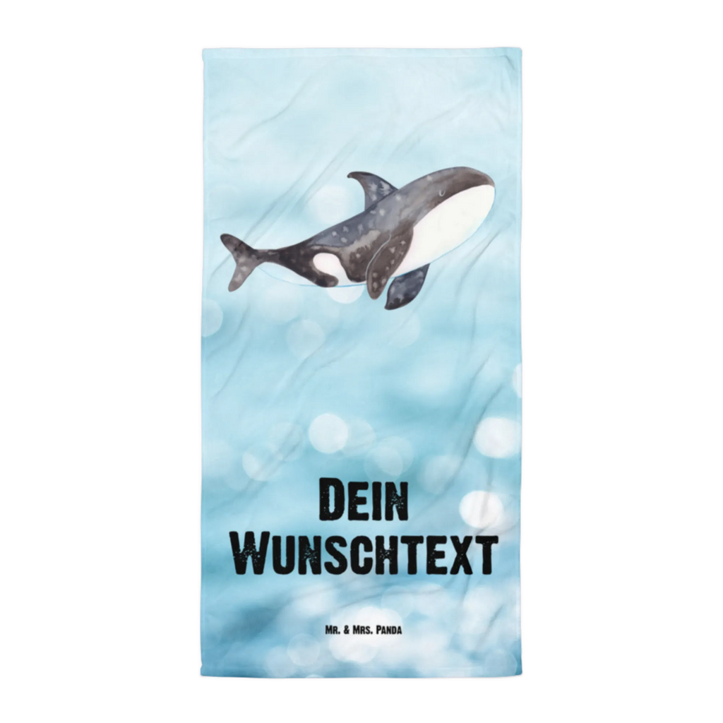 Handtuch mit Namen Orca Personalisiertes Badehandtuch, Handtuch personalisiert, Handtuch mit Namen, Badetuch personalisiert, Handtuch bedrucken, Saunatuch mit Namen, Handtuch Geschenk, Meerestiere, Meer, Urlaub, Orca, Orcas, Killerwal, Wal, Möglichkeiten, Büro, Arbeit, Motivation, Selbstliebe, Neustart, Startup