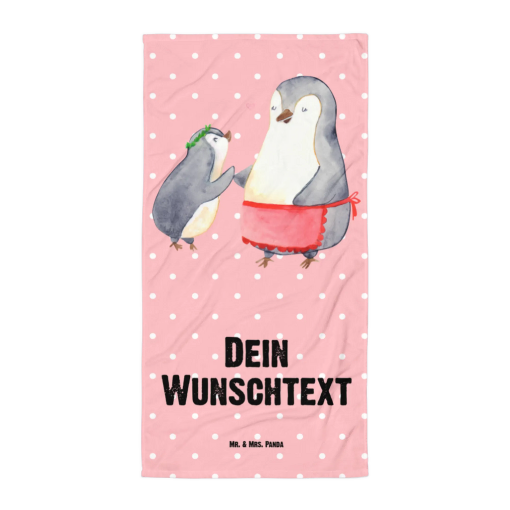 Handtuch mit Namen Pinguin mit Kind Personalisiertes Badehandtuch, Handtuch personalisiert, Handtuch mit Namen, Badetuch personalisiert, Handtuch bedrucken, Saunatuch mit Namen, Handtuch Geschenk, Familie, Vatertag, Muttertag, Bruder, Schwester, Mama, Papa, Oma, Opa, Geschenk, Mami, Mutti, Mutter, Geburststag