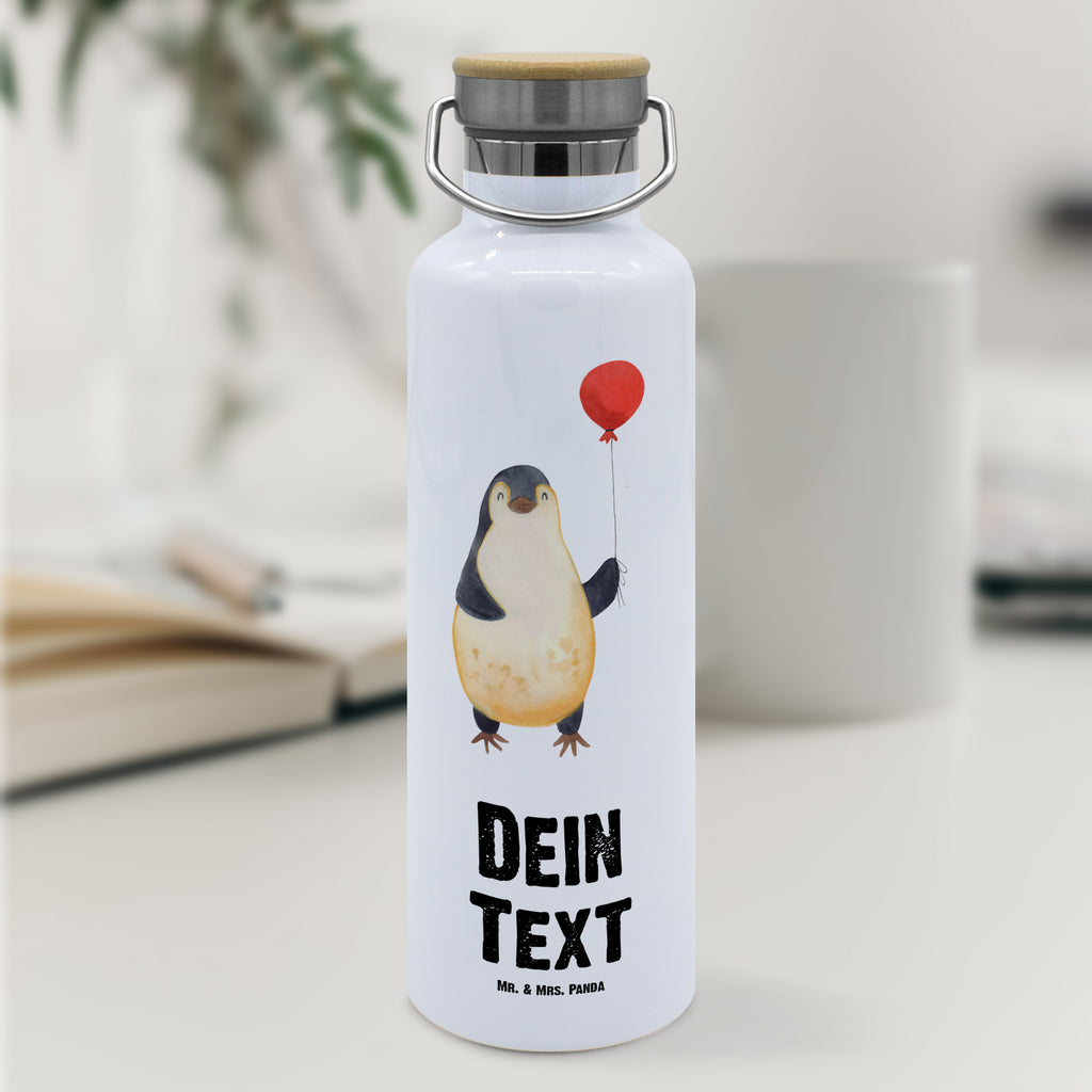 Personalisierte Trinkflasche Pinguin Luftballon Personalisierte Trinkflasche, Trinkflasche mit Namen, Trinkflasche bedrucken, Flasche personalisiert, Trinkflasch mit Aufdruck, Trinkflasche Werbegeschenk, Namensaufdruck Trinkflasche, Sportflasche personalisiert, Trinkflasche Sport, Pinguin, Pinguine, Luftballon, Tagträume, Lebenslust, Geschenk Freundin, Geschenkidee, beste Freundin, Motivation, Neustart, neues Leben, Liebe, Glück