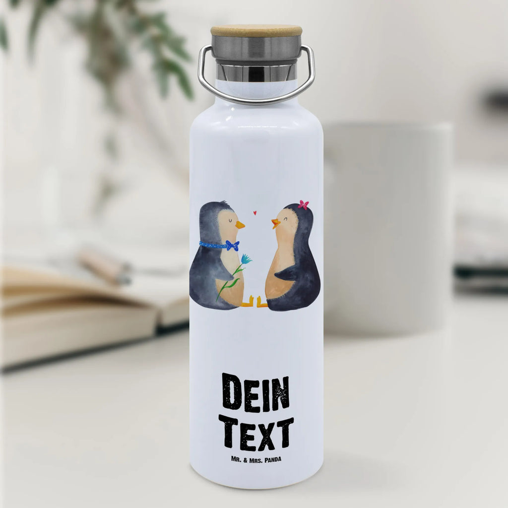 Personalisierte Trinkflasche Pinguin Pärchen Personalisierte Trinkflasche, Trinkflasche mit Namen, Trinkflasche bedrucken, Flasche personalisiert, Trinkflasch mit Aufdruck, Trinkflasche Werbegeschenk, Namensaufdruck Trinkflasche, Sportflasche personalisiert, Trinkflasche Sport, Pinguin, Pinguine, Liebe, Liebespaar, Liebesbeweis, Liebesgeschenk, Verlobung, Jahrestag, Hochzeitstag, Hochzeit, Hochzeitsgeschenk, große Liebe, Traumpaar