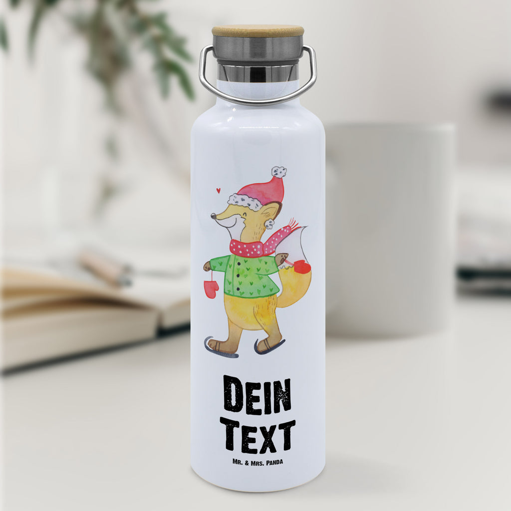 Personalisierte Trinkflasche Fuchs  Schlittschuhe Personalisierte Trinkflasche, Trinkflasche mit Namen, Trinkflasche bedrucken, Flasche personalisiert, Trinkflasch mit Aufdruck, Trinkflasche Werbegeschenk, Namensaufdruck Trinkflasche, Sportflasche personalisiert, Trinkflasche Sport, Winter, Weihnachten, Weihnachtsdeko, Nikolaus, Advent, Heiligabend, Wintermotiv, Weihnachtsmann, Weihnachtstage, Weihnachtsbaum, Tannenbaum, Weihnachtszeit