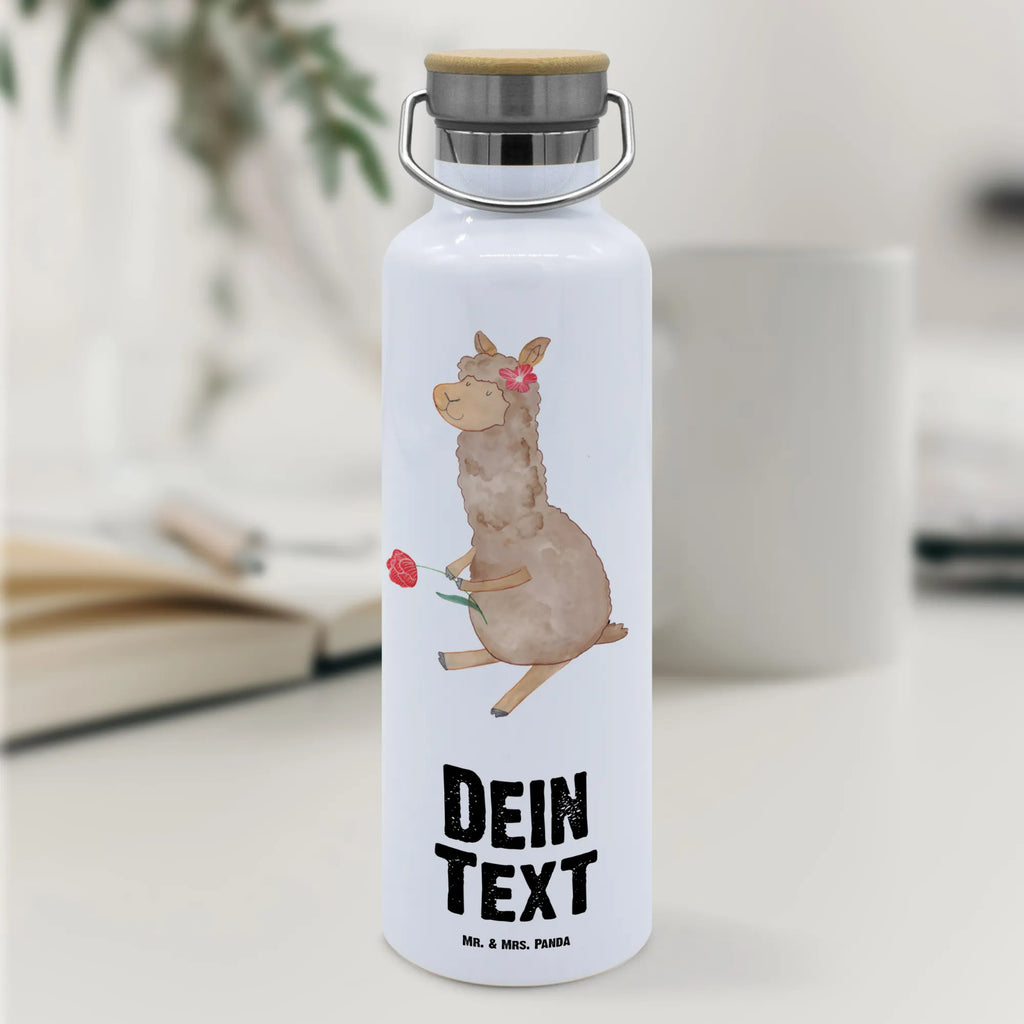 Personalisierte Trinkflasche Alpaka Blume Personalisierte Trinkflasche, Trinkflasche mit Namen, Trinkflasche bedrucken, Flasche personalisiert, Trinkflasch mit Aufdruck, Trinkflasche Werbegeschenk, Namensaufdruck Trinkflasche, Sportflasche personalisiert, Trinkflasche Sport, Alpaka, Lama, Blume, Lamas, Alpaka Zitat, Alpaka Spruch, Alpaka Dekor, Alpaka Geschenk, Alpaka Dekoration, Alpaka Witz, Motiv Alpaka