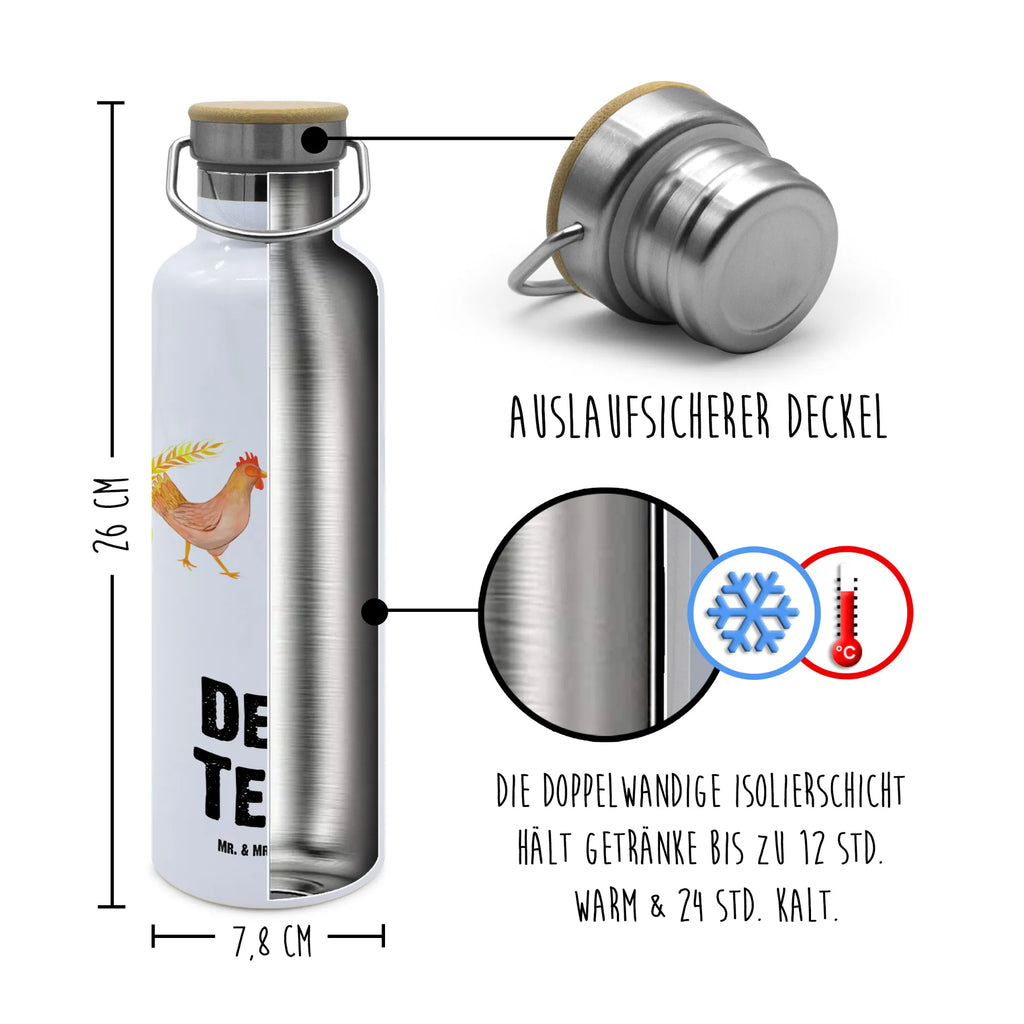 Personalisierte Trinkflasche Huhn stolz Personalisierte Trinkflasche, Trinkflasche mit Namen, Trinkflasche bedrucken, Flasche personalisiert, Trinkflasch mit Aufdruck, Trinkflasche Werbegeschenk, Namensaufdruck Trinkflasche, Sportflasche personalisiert, Trinkflasche Sport, Bauernhof, Hoftiere, Landwirt, Landwirtin, Hahn, Henne, Hühner, Eier, Hof, Landleben, Motivation, Geburt, Magie, Spruch, Schwangerschaft