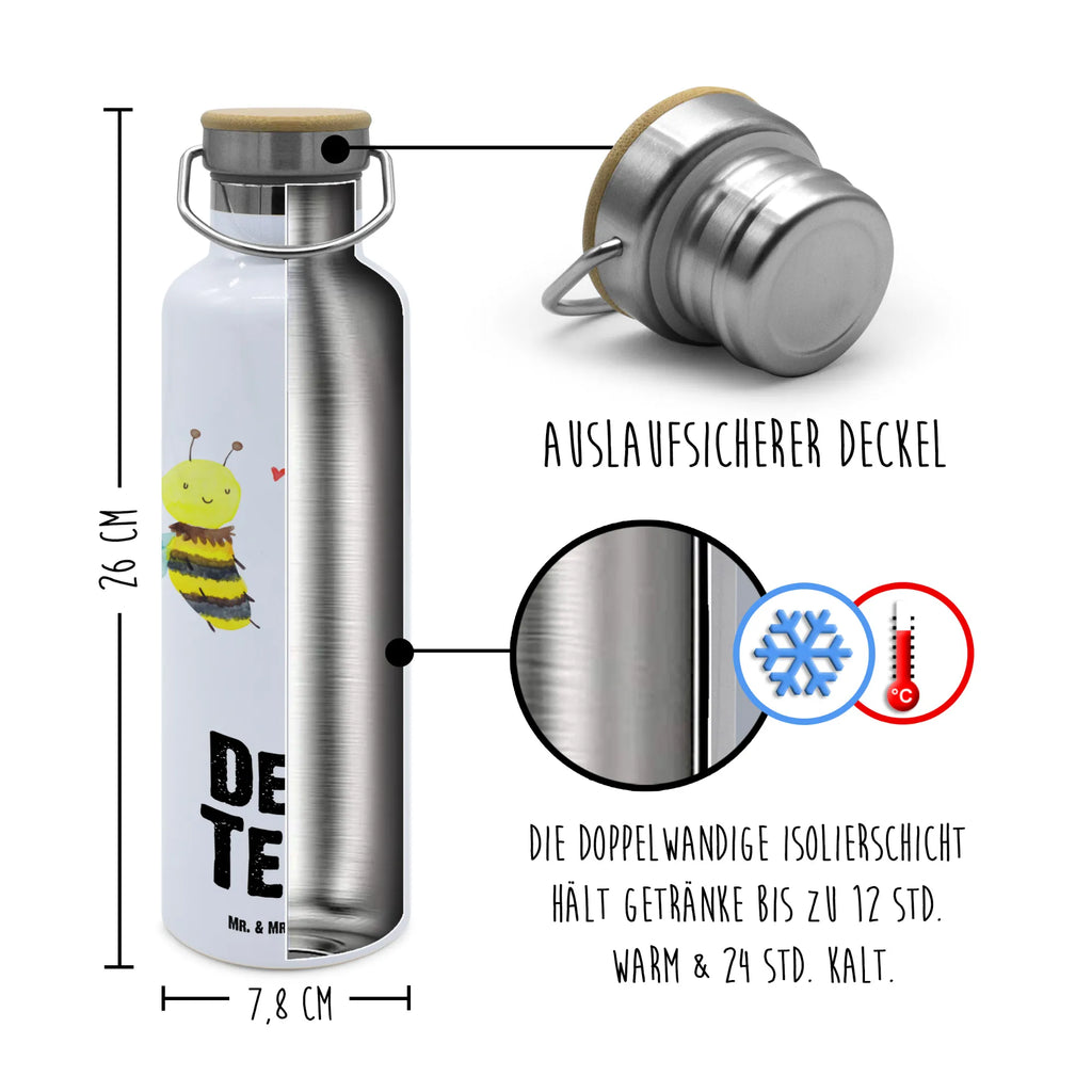 Personalisierte Trinkflasche Biene Verliebt Personalisierte Trinkflasche, Trinkflasche mit Namen, Trinkflasche bedrucken, Flasche personalisiert, Trinkflasch mit Aufdruck, Trinkflasche Werbegeschenk, Namensaufdruck Trinkflasche, Sportflasche personalisiert, Trinkflasche Sport, Biene, Wespe, Hummel