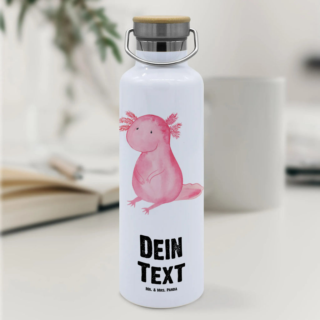 Personalisierte Trinkflasche Axolotl Personalisierte Trinkflasche, Trinkflasche mit Namen, Trinkflasche bedrucken, Flasche personalisiert, Trinkflasch mit Aufdruck, Trinkflasche Werbegeschenk, Namensaufdruck Trinkflasche, Sportflasche personalisiert, Trinkflasche Sport, Axolotl, Molch, Axolot, vergnügt, fröhlich, zufrieden, Lebensstil, Weisheit, Lebensweisheit, Liebe, Freundin