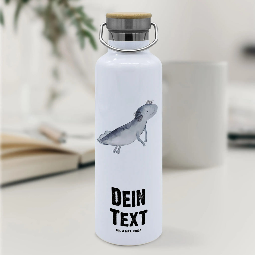 Personalisierte Trinkflasche Axolotl schwimmt Personalisierte Trinkflasche, Trinkflasche mit Namen, Trinkflasche bedrucken, Flasche personalisiert, Trinkflasch mit Aufdruck, Trinkflasche Werbegeschenk, Namensaufdruck Trinkflasche, Sportflasche personalisiert, Trinkflasche Sport, Axolotl, Molch, Axolot, Schwanzlurch, Lurch, Lurche, Problem, Probleme, Lösungen, Motivation