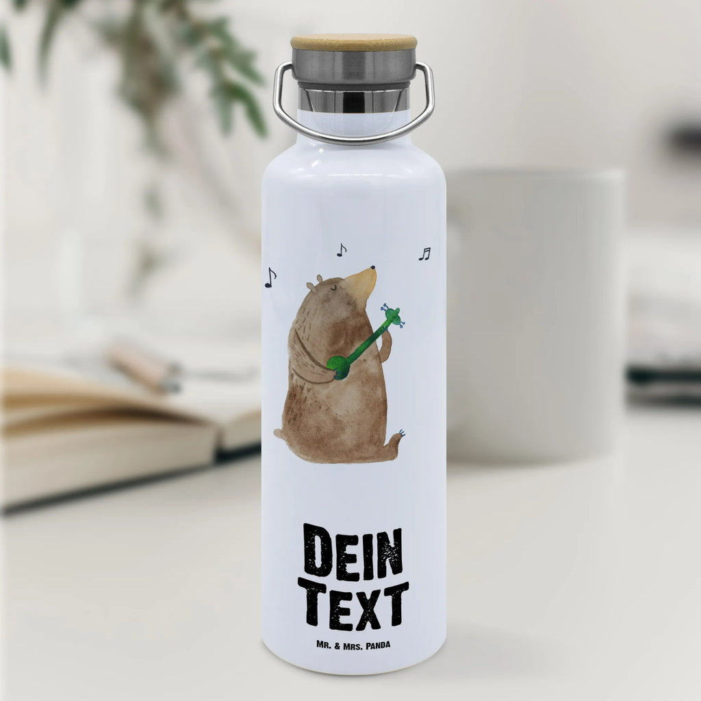 Personalisierte Trinkflasche Bär Gitarre Personalisierte Trinkflasche, Trinkflasche mit Namen, Trinkflasche bedrucken, Flasche personalisiert, Trinkflasch mit Aufdruck, Trinkflasche Werbegeschenk, Namensaufdruck Trinkflasche, Sportflasche personalisiert, Trinkflasche Sport, Bär, Teddy, Teddybär