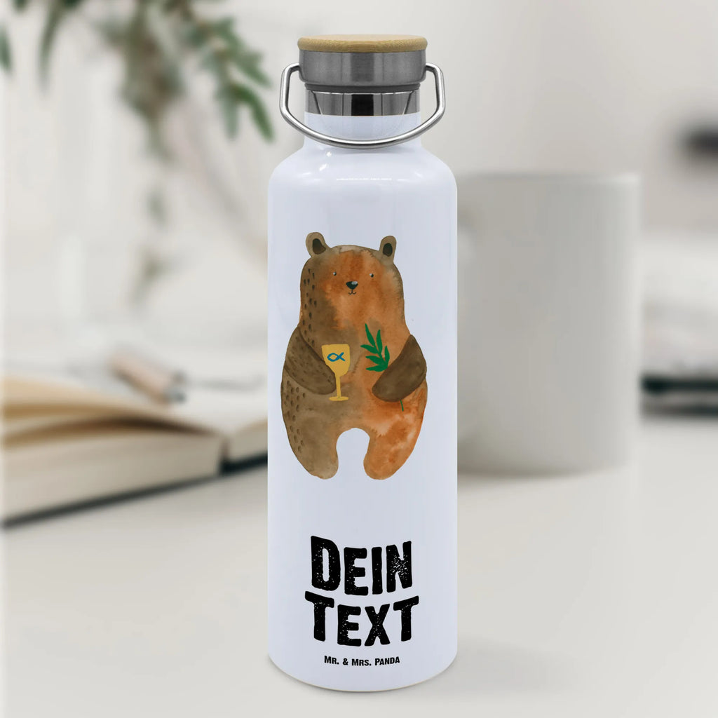 Personalisierte Trinkflasche Konfirmation-Bär Personalisierte Trinkflasche, Trinkflasche mit Namen, Trinkflasche bedrucken, Flasche personalisiert, Trinkflasch mit Aufdruck, Trinkflasche Werbegeschenk, Namensaufdruck Trinkflasche, Sportflasche personalisiert, Trinkflasche Sport, Bär, Teddy, Teddybär, Konfirmation, Kirche, evangelisch, Gottesdienst