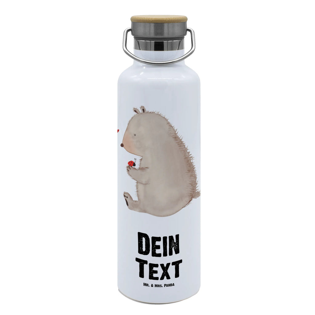 Personalisierte Trinkflasche Bär mit Marienkäfer Personalisierte Trinkflasche, Trinkflasche mit Namen, Trinkflasche bedrucken, Flasche personalisiert, Trinkflasch mit Aufdruck, Trinkflasche Werbegeschenk, Namensaufdruck Trinkflasche, Sportflasche personalisiert, Trinkflasche Sport, Bär, Teddy, Teddybär, Marienkäfer, Liebe, Freiheit, Motivation, Das Leben ist schön