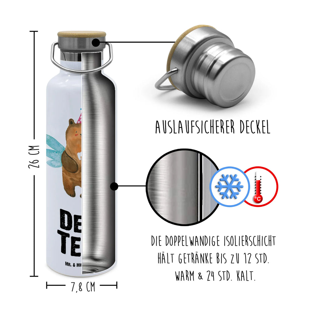 Personalisierte Trinkflasche Zahnfee Bär Personalisierte Trinkflasche, Trinkflasche mit Namen, Trinkflasche bedrucken, Flasche personalisiert, Trinkflasch mit Aufdruck, Trinkflasche Werbegeschenk, Namensaufdruck Trinkflasche, Sportflasche personalisiert, Trinkflasche Sport, Bär, Teddy, Teddybär, Zahnfee, Fee, Milchzahn, Erster Zahn