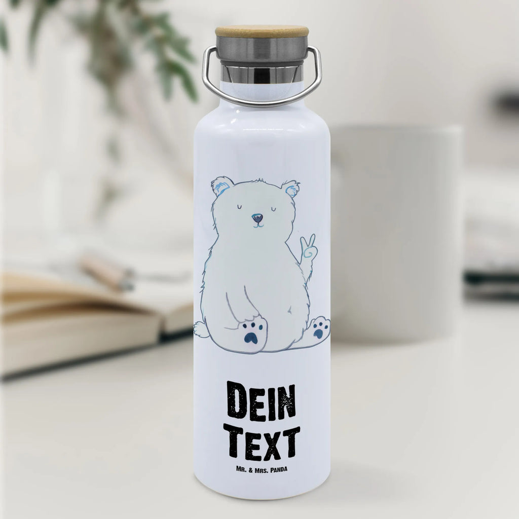 Personalisierte Trinkflasche Eisbär Faul Personalisierte Trinkflasche, Trinkflasche mit Namen, Trinkflasche bedrucken, Flasche personalisiert, Trinkflasch mit Aufdruck, Trinkflasche Werbegeschenk, Namensaufdruck Trinkflasche, Sportflasche personalisiert, Trinkflasche Sport, Bär, Teddy, Teddybär, Eisbär, Nordpol, Faul, Entspannen, Relaxen, Büro, Arbeit, Bürojob, Arbeitsplatz, Homeoffice