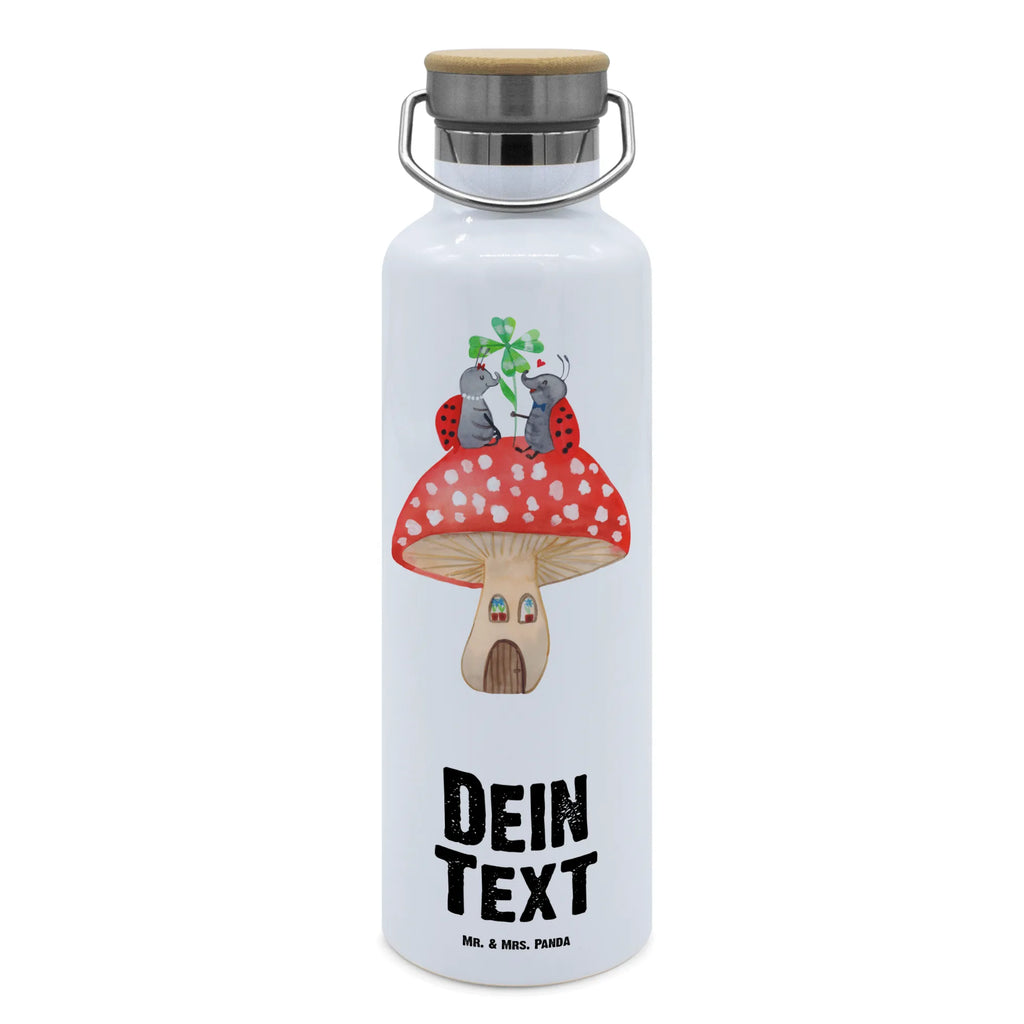 Personalisierte Trinkflasche Marienkäfer Paar Fliegenpilz Personalisierte Trinkflasche, Trinkflasche mit Namen, Trinkflasche bedrucken, Flasche personalisiert, Trinkflasch mit Aufdruck, Trinkflasche Werbegeschenk, Namensaufdruck Trinkflasche, Sportflasche personalisiert, Trinkflasche Sport, Tiermotive, Gute Laune, lustige Sprüche, Tiere, Haus, Wohnung, zuhause, Fliegenpilz, Marienkäfer, Fleigenpilzhaus