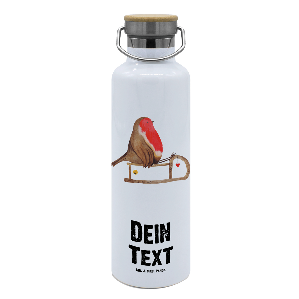 Personalisierte Trinkflasche Rotkehlchen Schlitten Personalisierte Trinkflasche, Trinkflasche mit Namen, Trinkflasche bedrucken, Flasche personalisiert, Trinkflasch mit Aufdruck, Trinkflasche Werbegeschenk, Namensaufdruck Trinkflasche, Sportflasche personalisiert, Trinkflasche Sport, Winter, Weihnachten, Weihnachtsdeko, Nikolaus, Advent, Heiligabend, Wintermotiv, Schlitten, Vogel