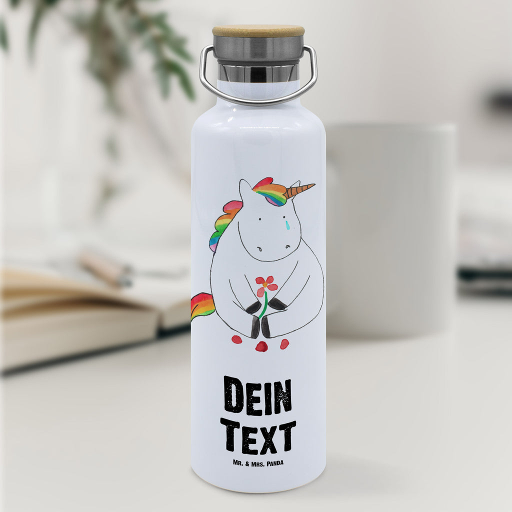 Personalisierte Trinkflasche Einhorn Traurig Personalisierte Trinkflasche, Trinkflasche mit Namen, Trinkflasche bedrucken, Flasche personalisiert, Trinkflasch mit Aufdruck, Trinkflasche Werbegeschenk, Namensaufdruck Trinkflasche, Sportflasche personalisiert, Trinkflasche Sport, Einhorn, Einhörner, Einhorn Deko, Pegasus, Unicorn, Glitzer, Trösten. Freundschaft, Freunde, Liebe, Trauer, Grußkarte, Blume