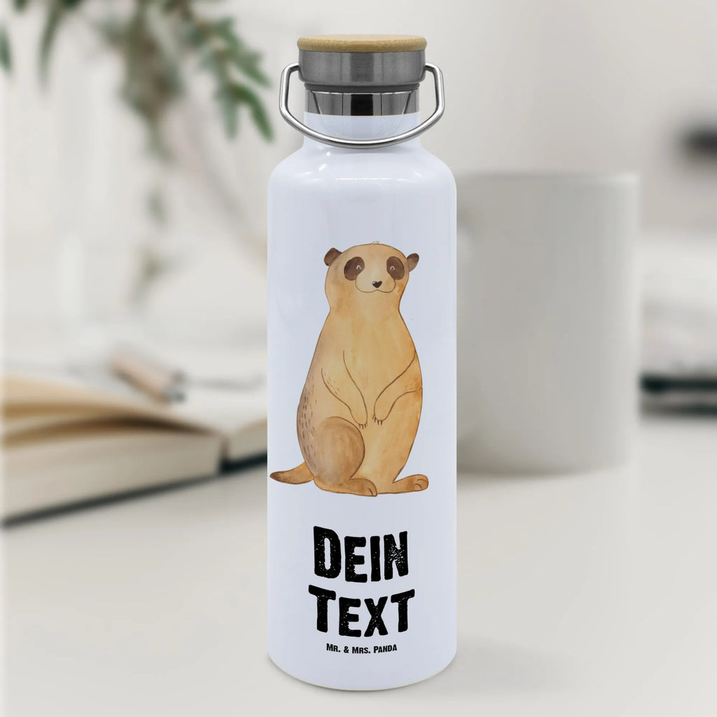 Personalisierte Trinkflasche Erdmännchen Personalisierte Trinkflasche, Trinkflasche mit Namen, Trinkflasche bedrucken, Flasche personalisiert, Trinkflasch mit Aufdruck, Trinkflasche Werbegeschenk, Namensaufdruck Trinkflasche, Sportflasche personalisiert, Trinkflasche Sport, Afrika, Wildtiere, Erdmännchen, Reisen, Spruch, Weltreise, Afrikareise, Roadtrip, Traveling