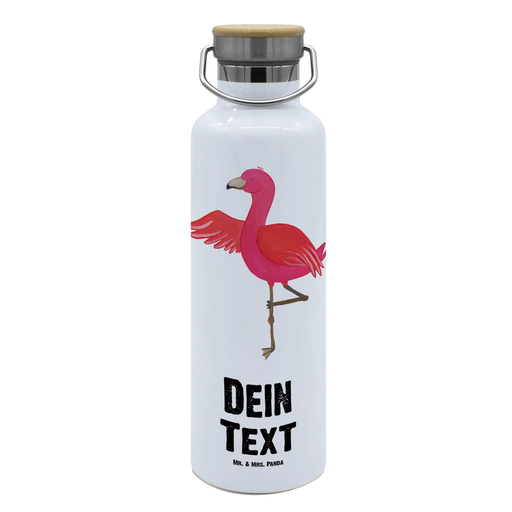 Personalisierte Trinkflasche Flamingo Yoga Personalisierte Trinkflasche, Trinkflasche mit Namen, Trinkflasche bedrucken, Flasche personalisiert, Trinkflasch mit Aufdruck, Trinkflasche Werbegeschenk, Namensaufdruck Trinkflasche, Sportflasche personalisiert, Trinkflasche Sport, Flamingo, Vogel, Yoga, Namaste, Achtsamkeit, Yoga-Übung, Entspannung, Ärger, Aufregen, Tiefenentspannung