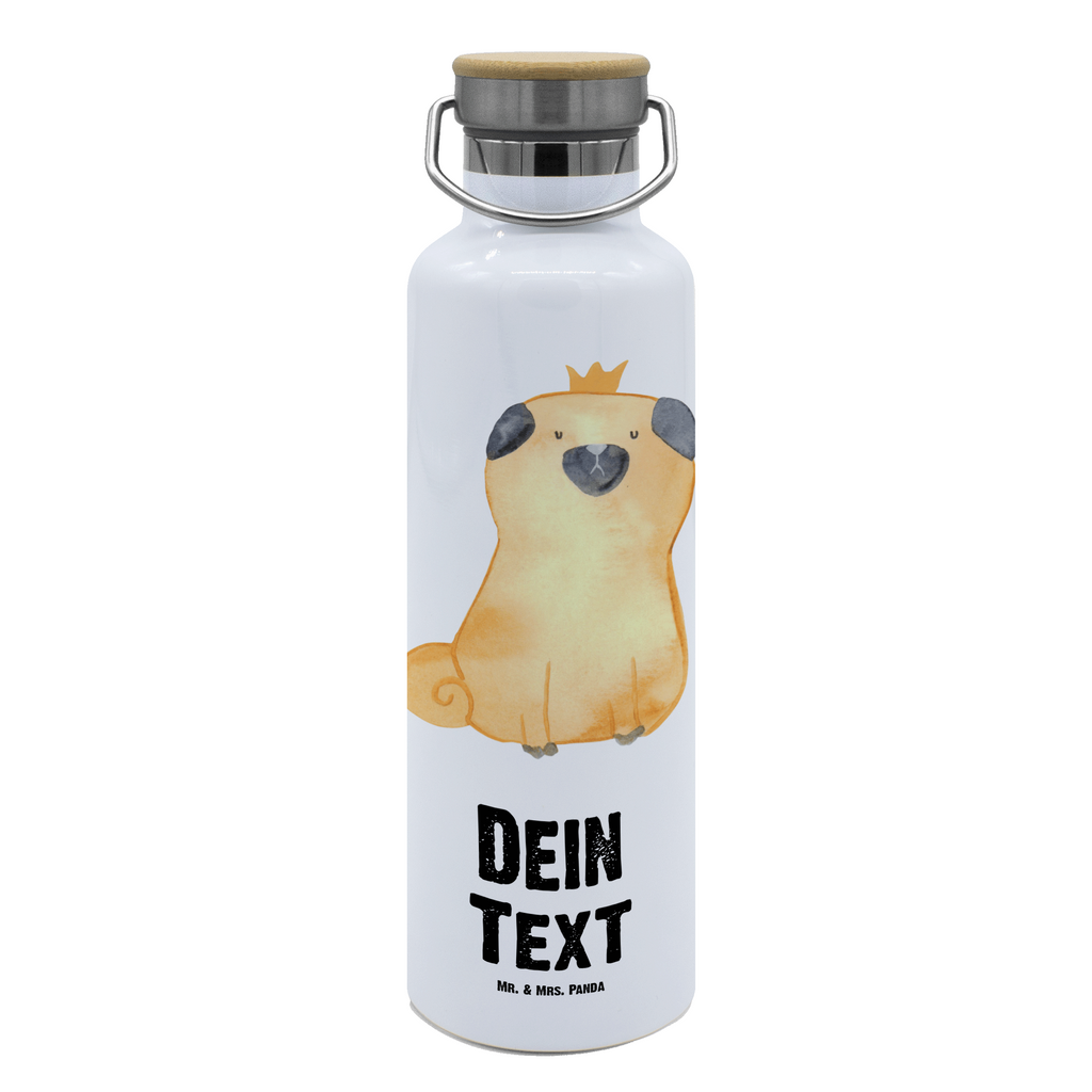 Personalisierte Trinkflasche Mops Krone Personalisierte Trinkflasche, Trinkflasche mit Namen, Trinkflasche bedrucken, Flasche personalisiert, Trinkflasch mit Aufdruck, Trinkflasche Werbegeschenk, Namensaufdruck Trinkflasche, Sportflasche personalisiert, Trinkflasche Sport, Hund, Hundemotiv, Haustier, Hunderasse, Tierliebhaber, Hundebesitzer, Sprüche, Mops, allergisch, kinderlos, Hausregel, Hundebesitzer. Spruch, lustig