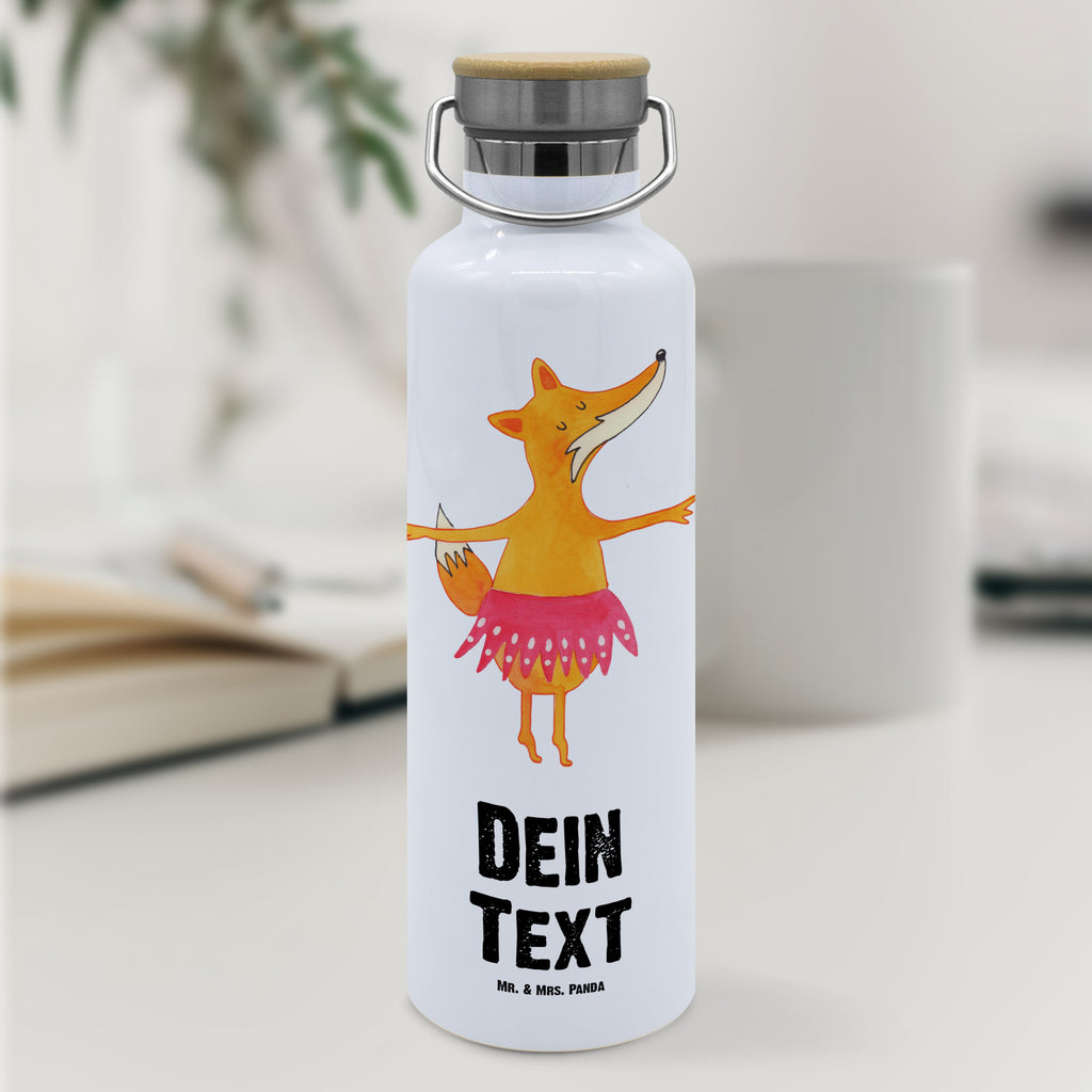 Personalisierte Trinkflasche Fuchs Ballerina Personalisierte Trinkflasche, Trinkflasche mit Namen, Trinkflasche bedrucken, Flasche personalisiert, Trinkflasch mit Aufdruck, Trinkflasche Werbegeschenk, Namensaufdruck Trinkflasche, Sportflasche personalisiert, Trinkflasche Sport, Fuchs, Fuchs Spruch, Füchse, Füchsin, Ballerina, Ballett, Tänzerin, Tanzen, Party, Einladung, Geburtstag