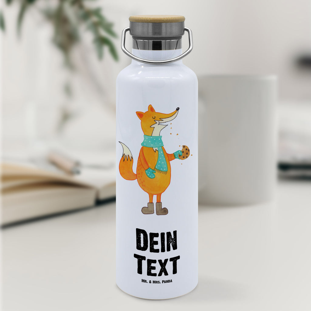 Personalisierte Trinkflasche Fuchs Keks Personalisierte Trinkflasche, Trinkflasche mit Namen, Trinkflasche bedrucken, Flasche personalisiert, Trinkflasch mit Aufdruck, Trinkflasche Werbegeschenk, Namensaufdruck Trinkflasche, Sportflasche personalisiert, Trinkflasche Sport, Fuchs, Füchse, Backen Spruch, Kekse, Winter, Weihnachtszeit, Plätzchen, Liebe, Küche Deko