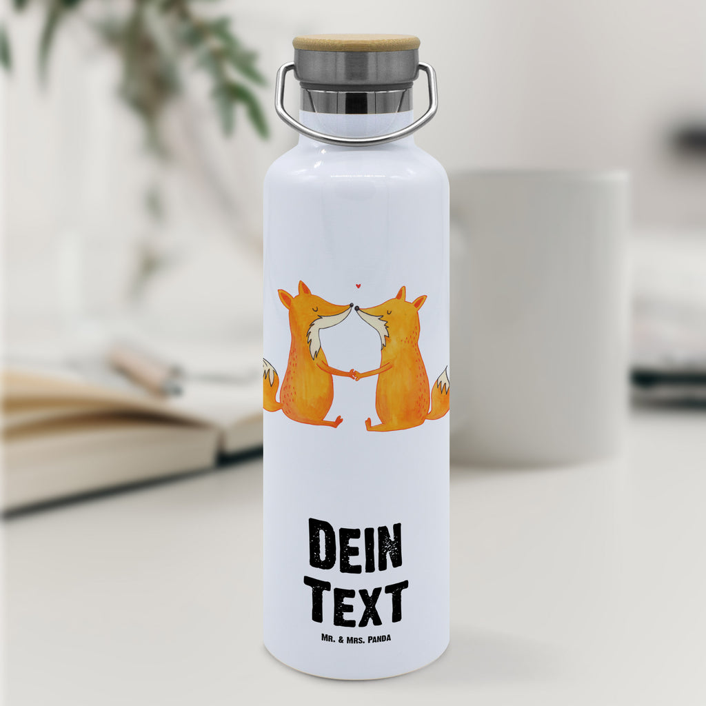 Personalisierte Trinkflasche Füchse Liebe Personalisierte Trinkflasche, Trinkflasche mit Namen, Trinkflasche bedrucken, Flasche personalisiert, Trinkflasch mit Aufdruck, Trinkflasche Werbegeschenk, Namensaufdruck Trinkflasche, Sportflasche personalisiert, Trinkflasche Sport, Fuchs, Füchse, Fox, Liebe, Liebespaar, Paar, Partner, Freundin, Freund, Ehe, Verlobte, Ehemann, Ehefrau, Liebesbeweis