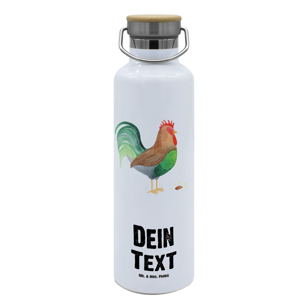 Personalisierte Trinkflasche Hahn mit Korn Personalisierte Trinkflasche, Trinkflasche mit Namen, Trinkflasche bedrucken, Flasche personalisiert, Trinkflasch mit Aufdruck, Trinkflasche Werbegeschenk, Namensaufdruck Trinkflasche, Sportflasche personalisiert, Trinkflasche Sport, Bauernhof, Hoftiere, Landwirt, Landwirtin, Hahn, Korn, Henne, Eier, Natur