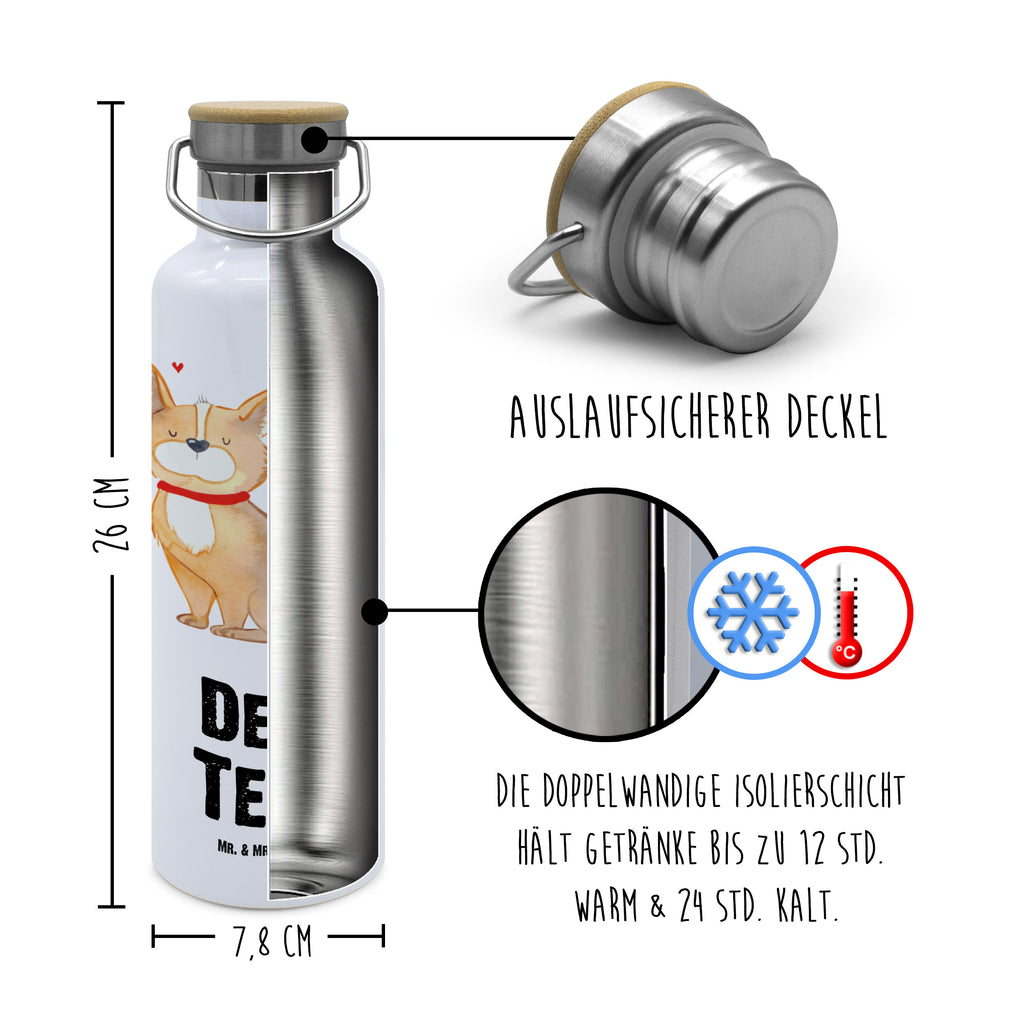 Personalisierte Trinkflasche Hundeglück Personalisierte Trinkflasche, Trinkflasche mit Namen, Trinkflasche bedrucken, Flasche personalisiert, Trinkflasch mit Aufdruck, Trinkflasche Werbegeschenk, Namensaufdruck Trinkflasche, Sportflasche personalisiert, Trinkflasche Sport, Hund, Hundemotiv, Haustier, Hunderasse, Tierliebhaber, Hundebesitzer, Sprüche, Corgie, Hundeliebe, Spruch, Hundemama, Liebe