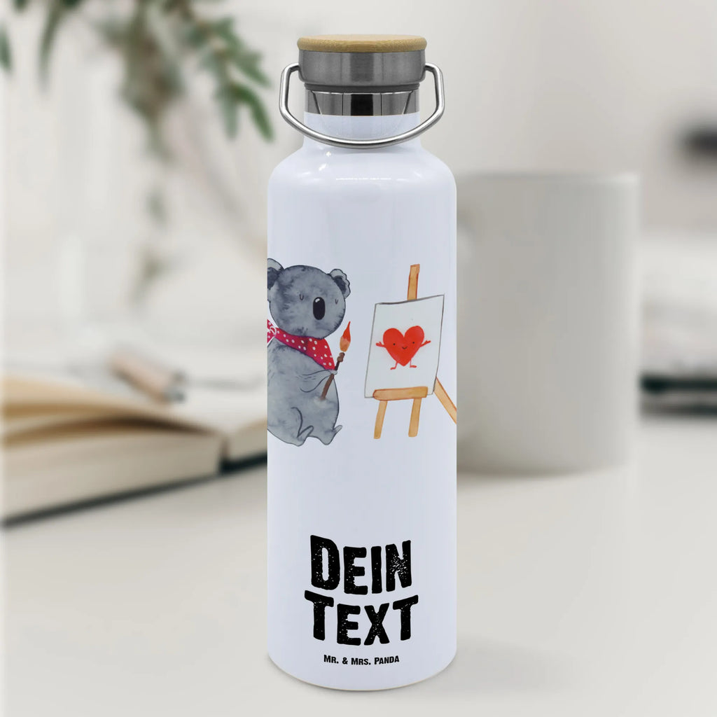 Personalisierte Trinkflasche Koala Künstler Personalisierte Trinkflasche, Trinkflasche mit Namen, Trinkflasche bedrucken, Flasche personalisiert, Trinkflasch mit Aufdruck, Trinkflasche Werbegeschenk, Namensaufdruck Trinkflasche, Sportflasche personalisiert, Trinkflasche Sport, Koala, Koalabär, Liebe, Liebensbeweis, Liebesgeschenk, Gefühle, Künstler, zeichnen