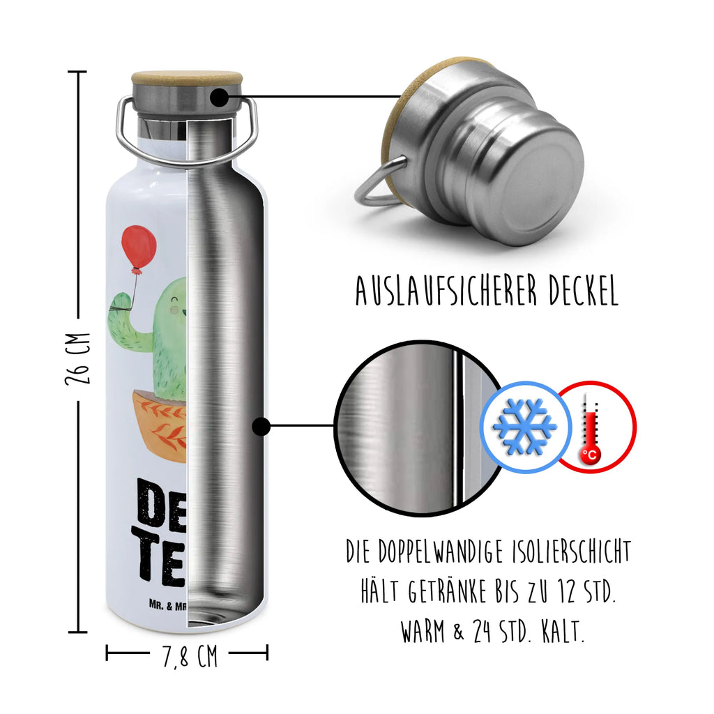 Personalisierte Trinkflasche Kaktus Luftballon Personalisierte Trinkflasche, Trinkflasche mit Namen, Trinkflasche bedrucken, Flasche personalisiert, Trinkflasch mit Aufdruck, Trinkflasche Werbegeschenk, Namensaufdruck Trinkflasche, Sportflasche personalisiert, Trinkflasche Sport, Kaktus, Kakteen, Luftballon, Neustart, Freude, Büro, Stress, Büroalltag, Freundin, Freund, Ausbildung, Prüfung