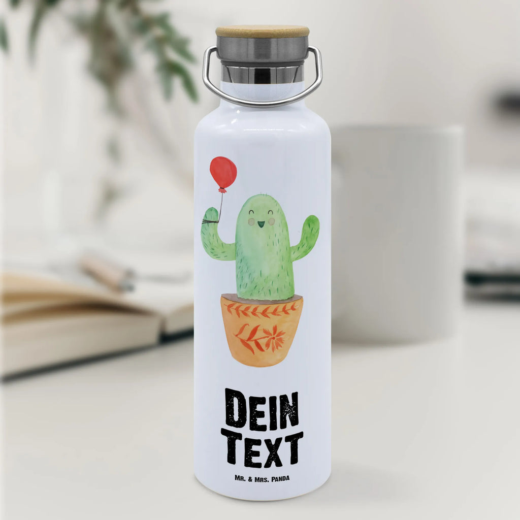 Personalisierte Trinkflasche Kaktus Luftballon Personalisierte Trinkflasche, Trinkflasche mit Namen, Trinkflasche bedrucken, Flasche personalisiert, Trinkflasch mit Aufdruck, Trinkflasche Werbegeschenk, Namensaufdruck Trinkflasche, Sportflasche personalisiert, Trinkflasche Sport, Kaktus, Kakteen, Luftballon, Neustart, Freude, Büro, Stress, Büroalltag, Freundin, Freund, Ausbildung, Prüfung