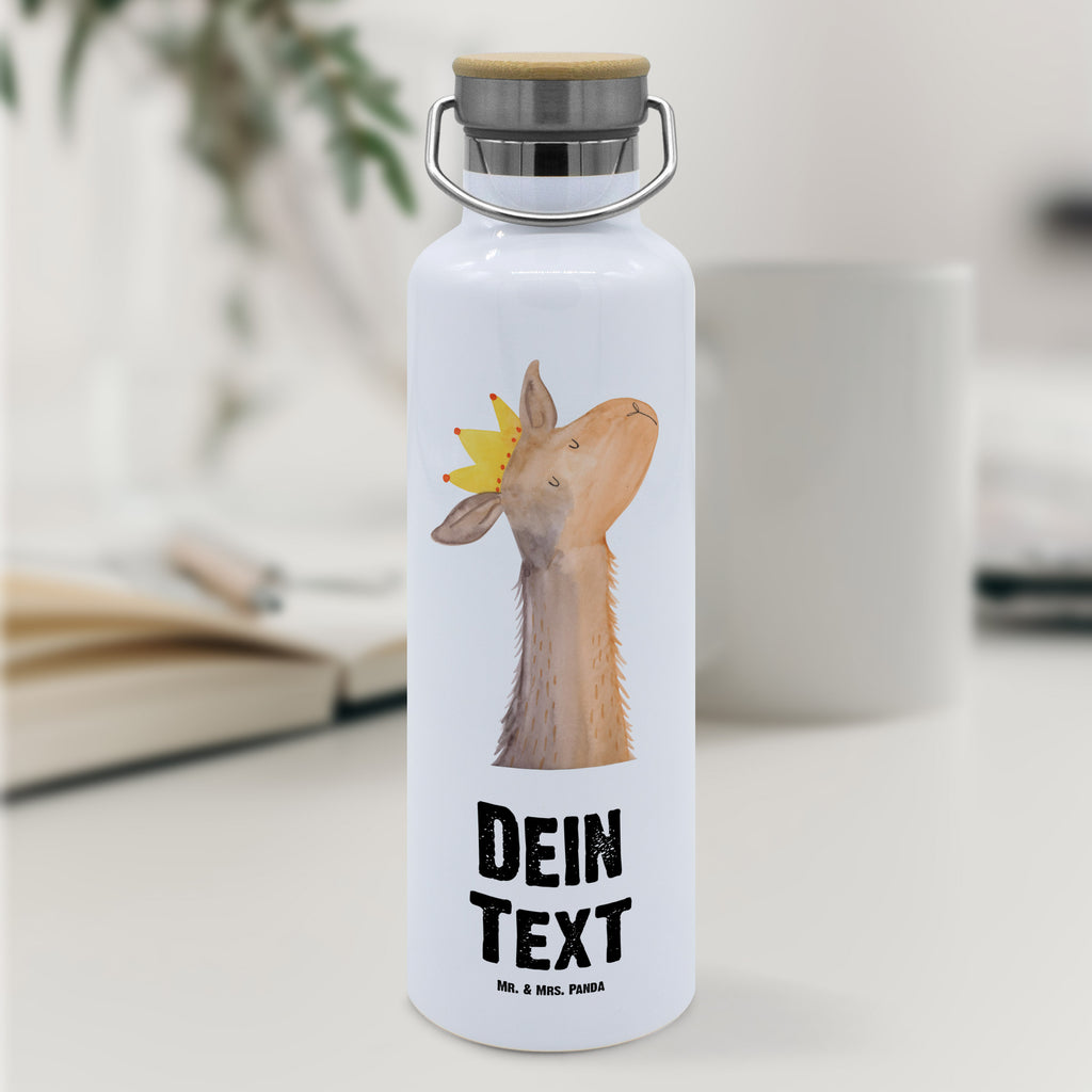 Personalisierte Trinkflasche Lamakopf König Personalisierte Trinkflasche, Trinkflasche mit Namen, Trinkflasche bedrucken, Flasche personalisiert, Trinkflasch mit Aufdruck, Trinkflasche Werbegeschenk, Namensaufdruck Trinkflasche, Sportflasche personalisiert, Trinkflasche Sport, Lama, Alpaka, Lamas, König, Königin, Freundin, Mama, Papa, Büro Kollege, Kollegin, Chef, Vorgesetzter, Abi, Abitur