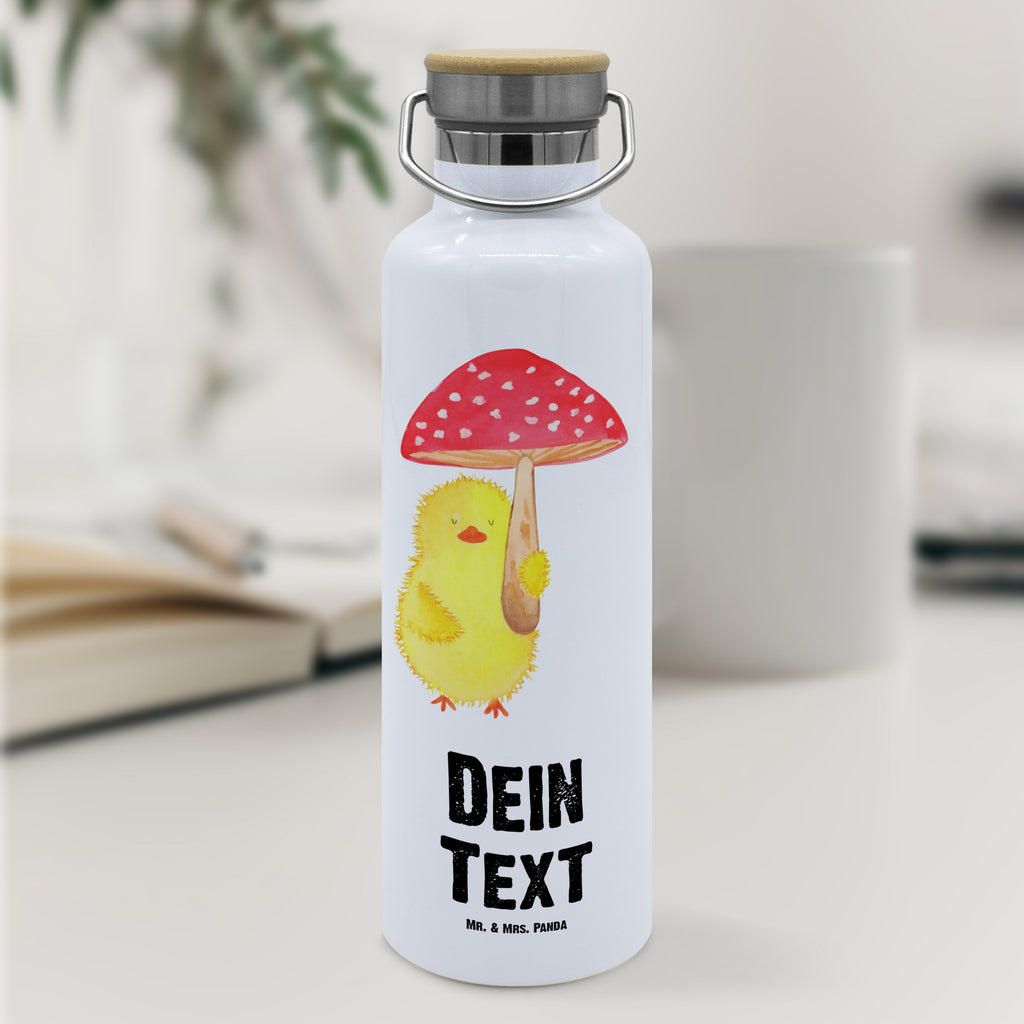 Personalisierte Trinkflasche Küken Fliegenpilz Personalisierte Trinkflasche, Trinkflasche mit Namen, Trinkflasche bedrucken, Flasche personalisiert, Trinkflasch mit Aufdruck, Trinkflasche Werbegeschenk, Namensaufdruck Trinkflasche, Sportflasche personalisiert, Trinkflasche Sport, Ostern, Osterhase, Ostergeschenke, Osternest, Osterdeko, Geschenke zu Ostern, Ostern Geschenk, Ostergeschenke Kinder, Ostern Kinder, Küken, Fliegenpilz, Glückspilz, Frohe Ostern, Ostergrüße