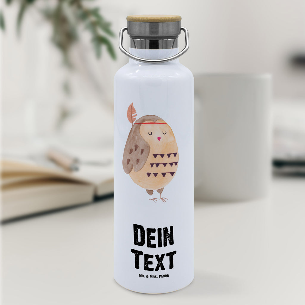 Personalisierte Trinkflasche Eule Federschmuck Personalisierte Trinkflasche, Trinkflasche mit Namen, Trinkflasche bedrucken, Flasche personalisiert, Trinkflasch mit Aufdruck, Trinkflasche Werbegeschenk, Namensaufdruck Trinkflasche, Sportflasche personalisiert, Trinkflasche Sport, Eule, Eule Deko, Owl, Das Leben ist ein Abenteuer, Reisespruch, Federschmuck, Dekoration