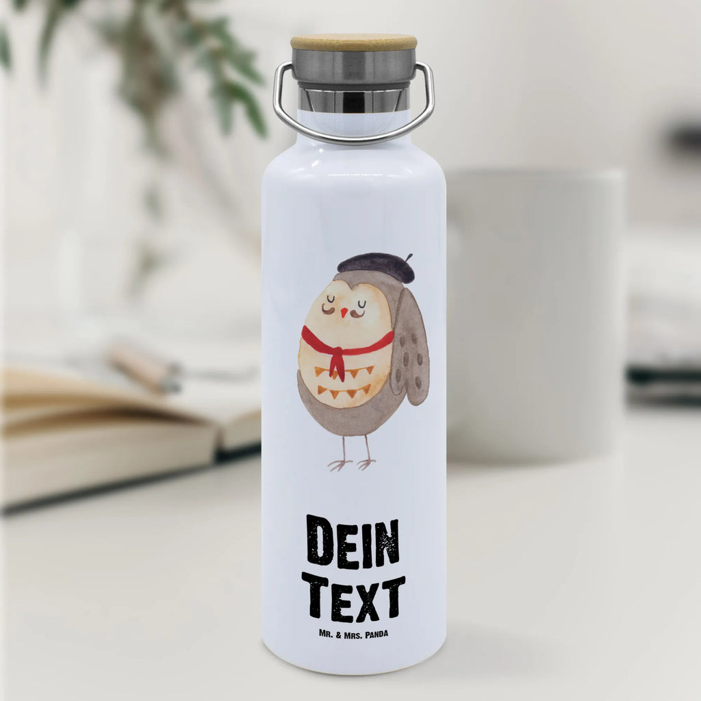 Personalisierte Trinkflasche Eule Französisch Personalisierte Trinkflasche, Trinkflasche mit Namen, Trinkflasche bedrucken, Flasche personalisiert, Trinkflasch mit Aufdruck, Trinkflasche Werbegeschenk, Namensaufdruck Trinkflasche, Sportflasche personalisiert, Trinkflasche Sport, Eule, Eulen, Eule Deko, Owl, hibou, La vie est belle, das Leben ist schön, Spruch schön, Spruch Französisch, Frankreich