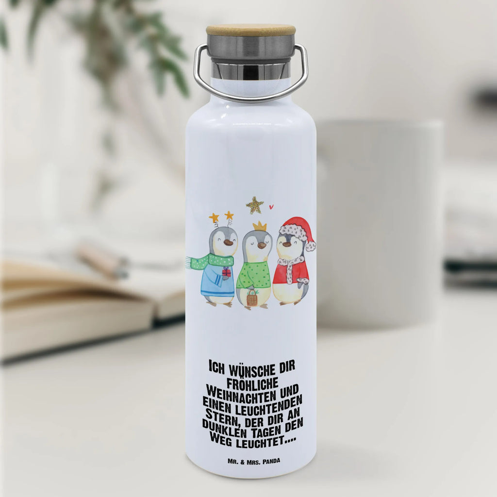 Trinkflasche Winterzeit Heilige drei Könige Thermosflasche, Isolierflasche, Edelstahl, Trinkflasche, isoliert, Wamrhaltefunktion, Sportflasche, Flasche zum Sport, Sportlerflasche, Winter, Weihnachten, Weihnachtsdeko, Nikolaus, Advent, Heiligabend, Wintermotiv, Weihnachtsmann, Heilige drei Könige, Weihnachtstage, Weihnachtszeit