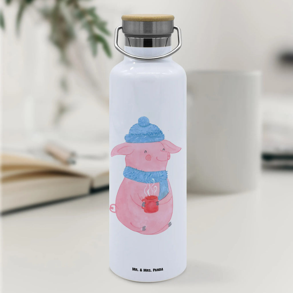 Trinkflasche Schwein Glühwein Thermosflasche, Isolierflasche, Edelstahl, Trinkflasche, isoliert, Wamrhaltefunktion, Sportflasche, Flasche zum Sport, Sportlerflasche, Winter, Weihnachten, Weihnachtsdeko, Nikolaus, Advent, Heiligabend, Wintermotiv, Glühschwein, Glühwein, Weihnachtsmarkt, Punsch