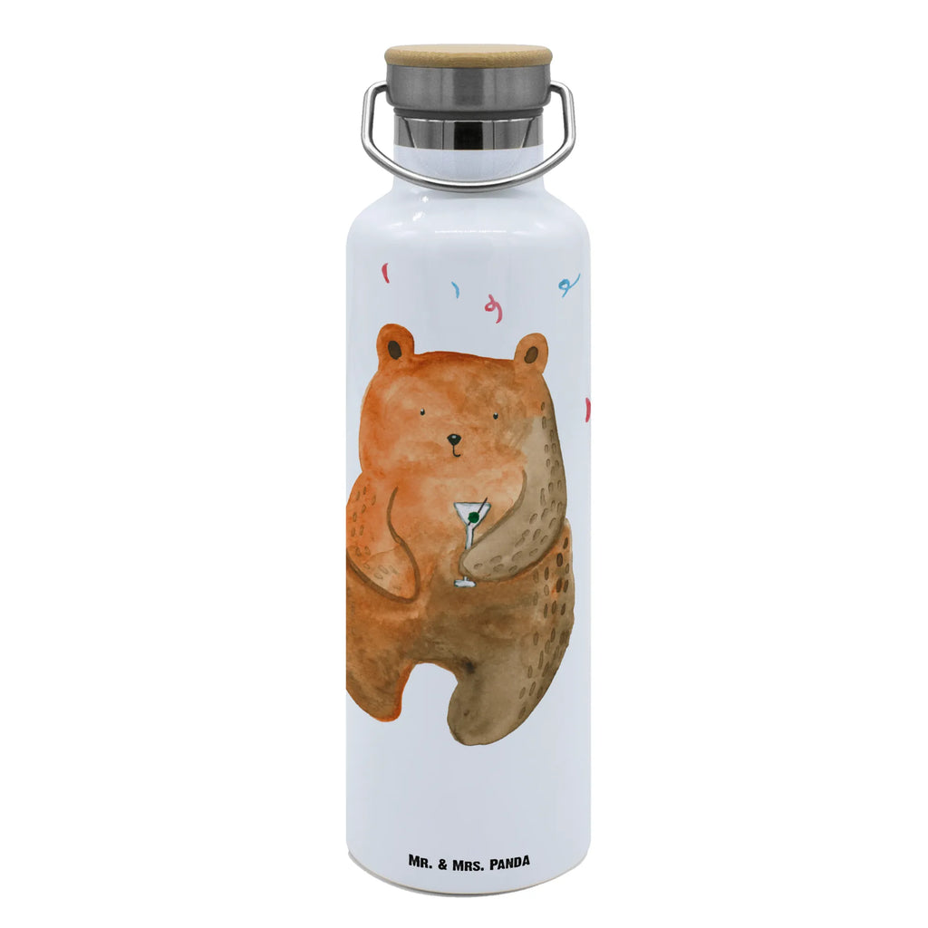 Trinkflasche Bär Party Thermosflasche, Isolierflasche, Edelstahl, Trinkflasche, isoliert, Wamrhaltefunktion, Sportflasche, Flasche zum Sport, Sportlerflasche, Bär, Teddy, Teddybär, Geburtstag, Geburtstagsgeschenk, Geschenk, Party, Feiern, Abfeiern, Mitbringsel, Gute Laune, Lustig