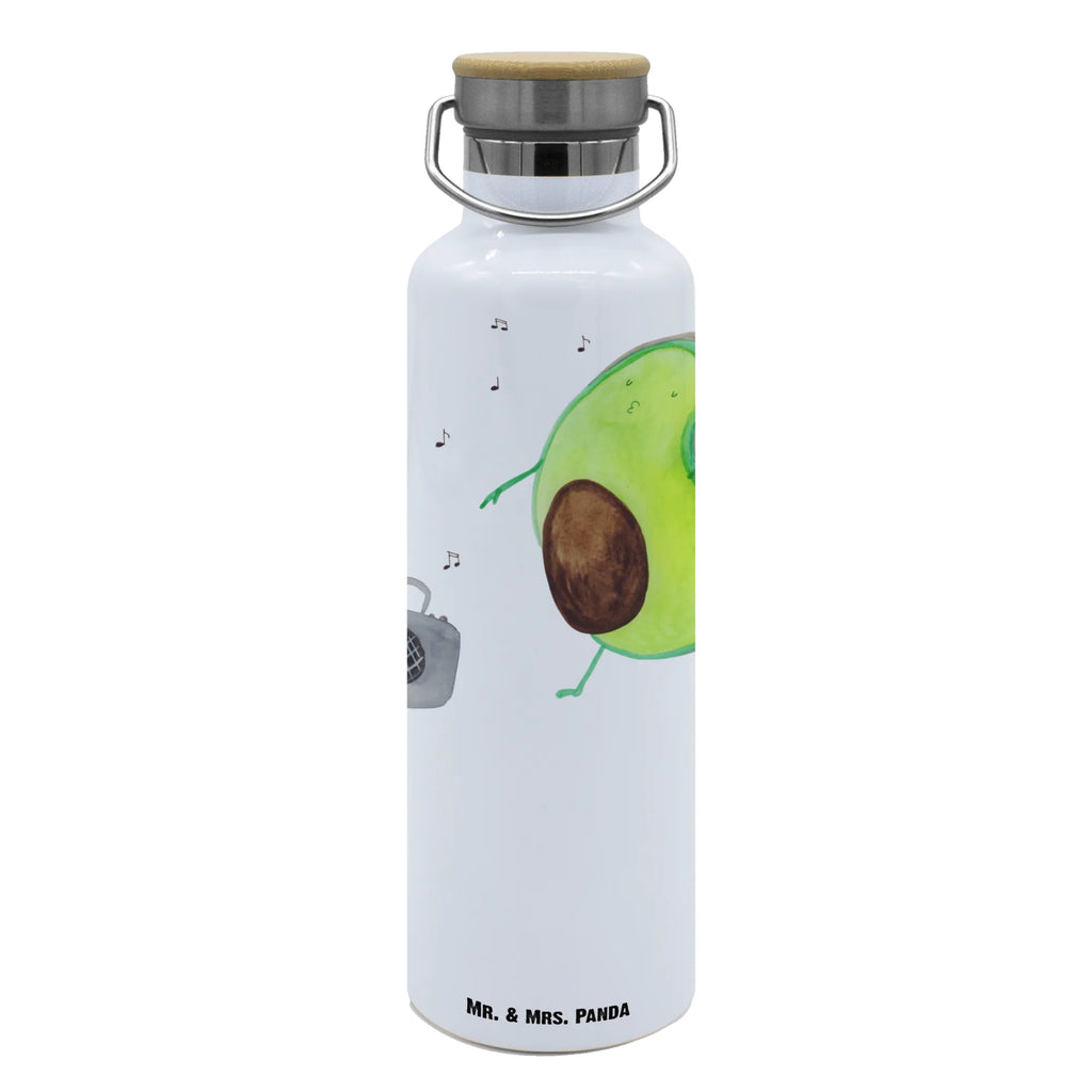 Trinkflasche Avocado Tanzen Thermosflasche, Isolierflasche, Edelstahl, Trinkflasche, isoliert, Wamrhaltefunktion, Sportflasche, Flasche zum Sport, Sportlerflasche, Avocado, Veggie, Vegan, Gesund