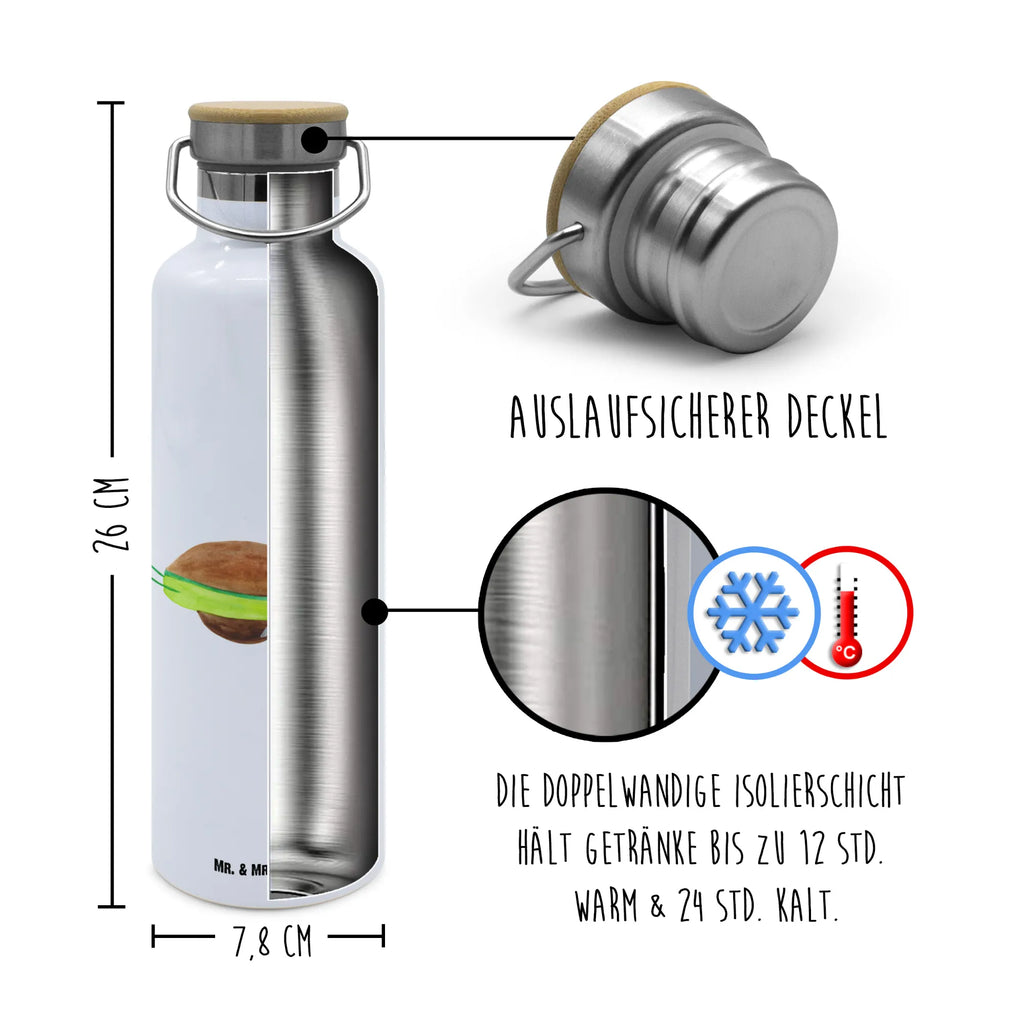 Trinkflasche Avocado Yoga Thermosflasche, Isolierflasche, Edelstahl, Trinkflasche, isoliert, Wamrhaltefunktion, Sportflasche, Flasche zum Sport, Sportlerflasche, Avocado, Veggie, Vegan, Gesund, Avocado Yoga Vegan