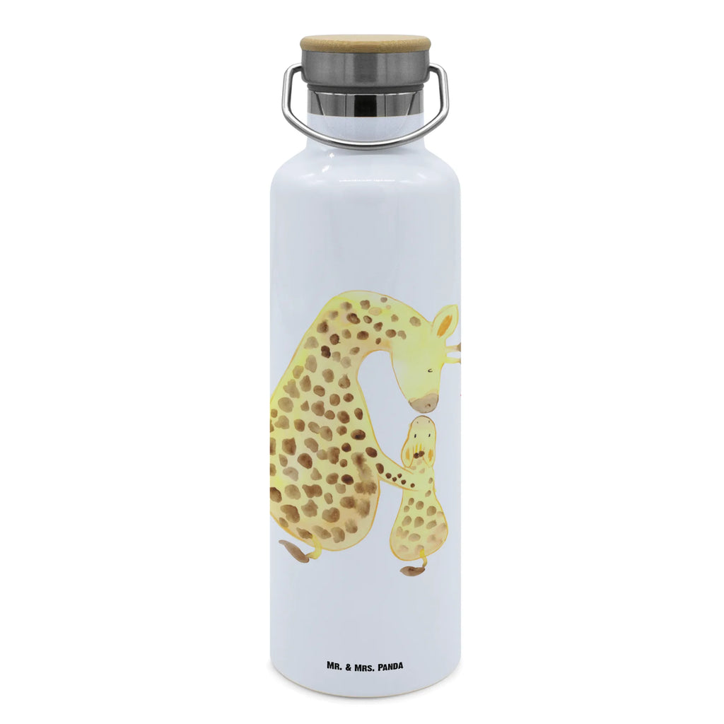 Trinkflasche Giraffe Kind Thermosflasche, Isolierflasche, Edelstahl, Trinkflasche, isoliert, Wamrhaltefunktion, Sportflasche, Flasche zum Sport, Sportlerflasche, Afrika, Wildtiere, Giraffe, Kind, Mutter, Mama, Tochter, Sohn, Lieblingsmensch