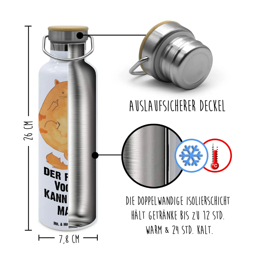 Trinkflasche Katze Frühaufsteher Thermosflasche, Isolierflasche, Edelstahl, Trinkflasche, isoliert, Wamrhaltefunktion, Sportflasche, Flasche zum Sport, Sportlerflasche, Katze, Katzenmotiv, Katzenfan, Katzendeko, Katzenfreund, Katzenliebhaber, Katzenprodukte, Katzenartikel, Katzenaccessoires, Katzensouvenirs, Katzenliebhaberprodukte, Katzenmotive, Der frühe Vogel kann mich mal, Morgenmuffel, Frühaufsteher, Kaffee, Katzen, Kater, Mietze