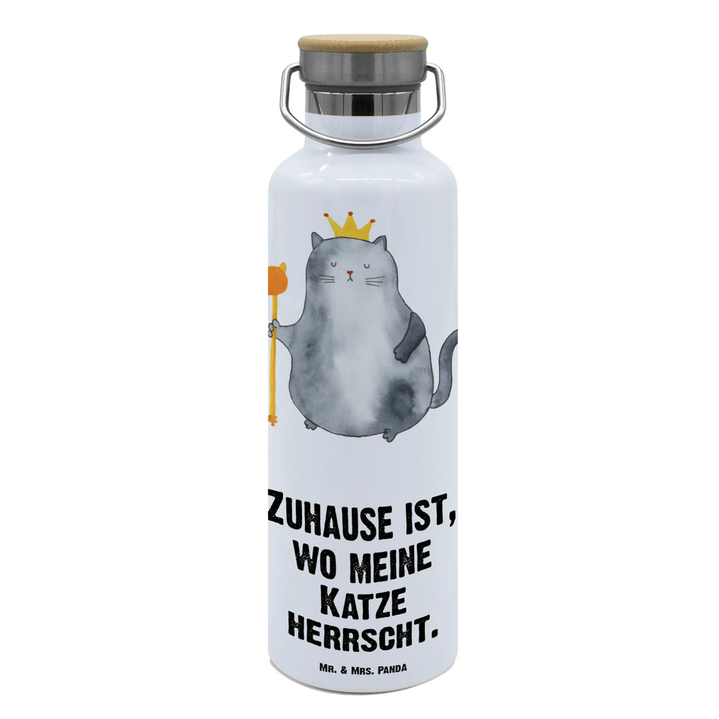 Trinkflasche Katze König Thermosflasche, Isolierflasche, Edelstahl, Trinkflasche, isoliert, Wamrhaltefunktion, Sportflasche, Flasche zum Sport, Sportlerflasche, Katze, Katzenmotiv, Katzenfan, Katzendeko, Katzenfreund, Katzenliebhaber, Katzenprodukte, Katzenartikel, Katzenaccessoires, Katzensouvenirs, Katzenliebhaberprodukte, Katzenmotive, Katzen, Kater, Mietze, Cat, Cats, Katzenhalter, Katzenbesitzerin, Haustier, König, Königin, Queen, Familie, Mietzhaus, Wohnung, erste eigenen Wohnung, Umzug, Einzug